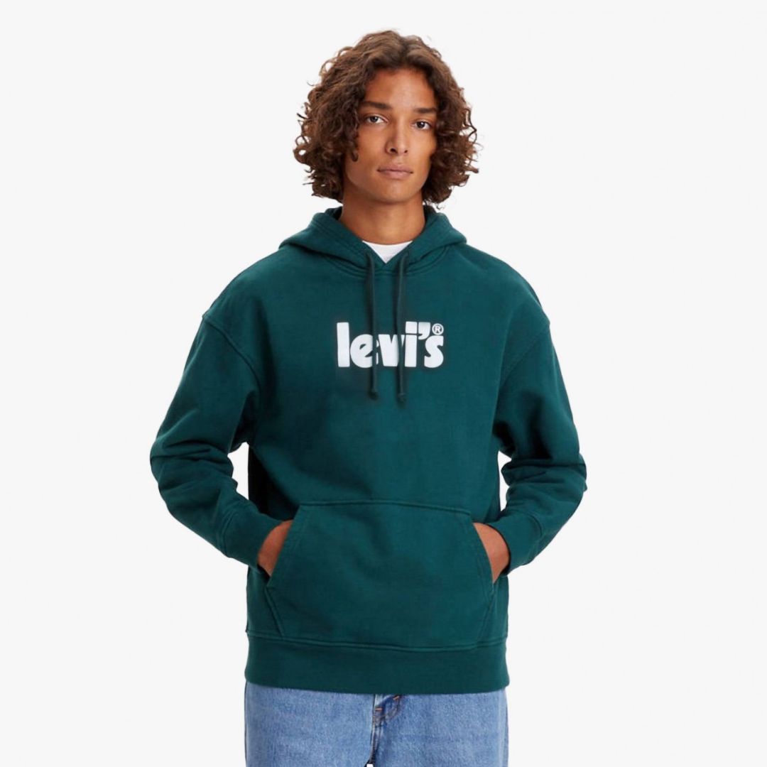 Sudadera con capucha y logo de cartel de LEVI'S