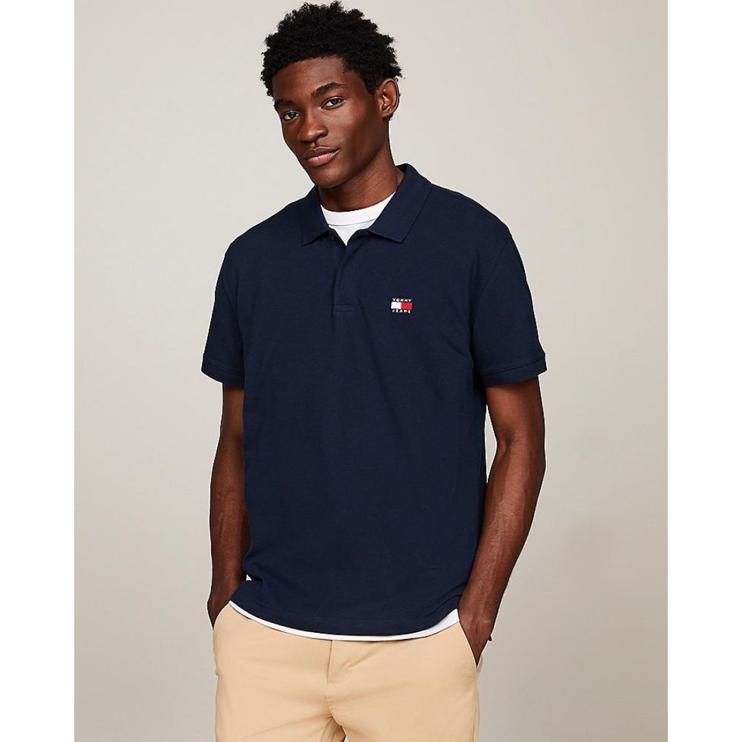 TOMMY JEANS Badge Logo Polo