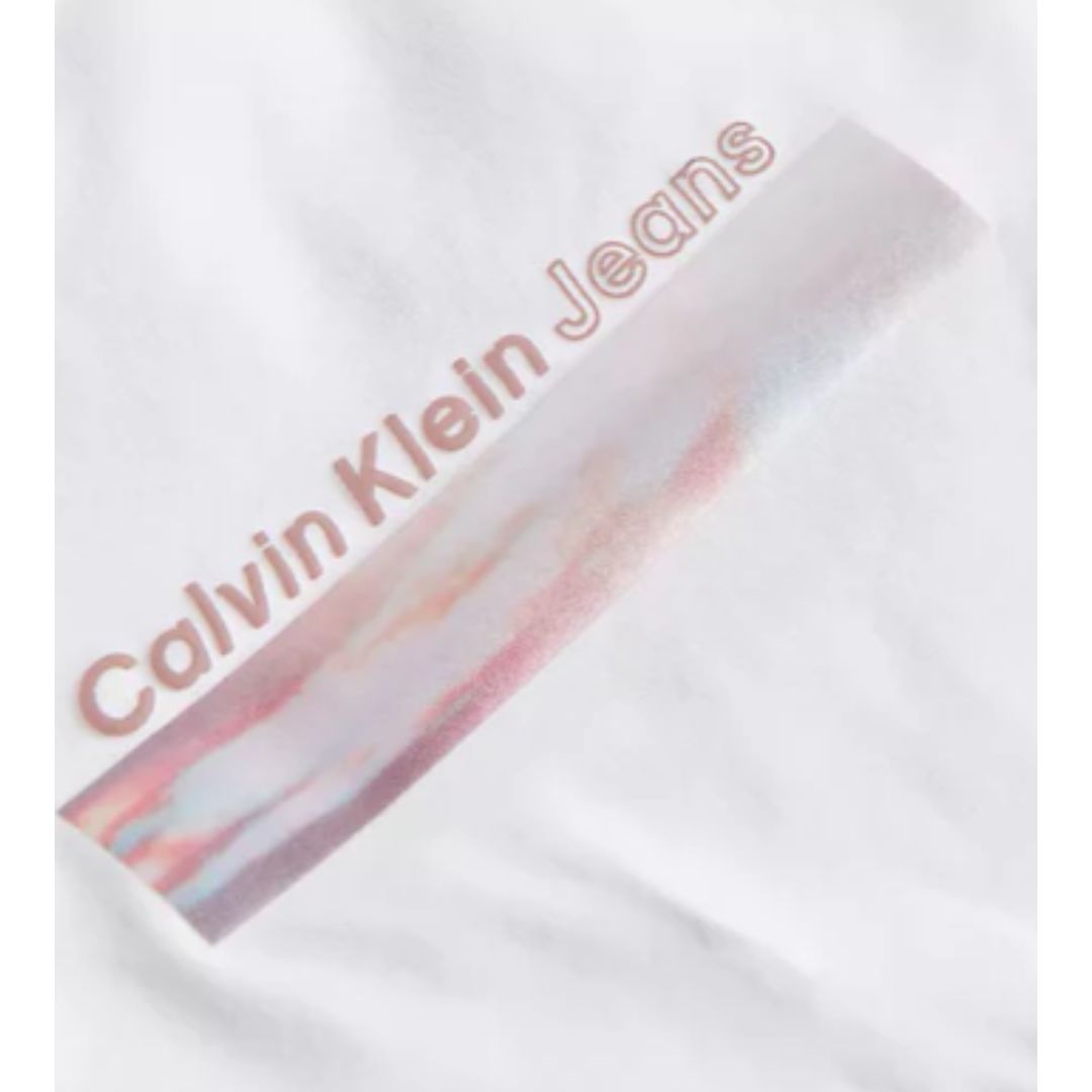 CALVIN KLEIN Cropped Logo T-Shirt