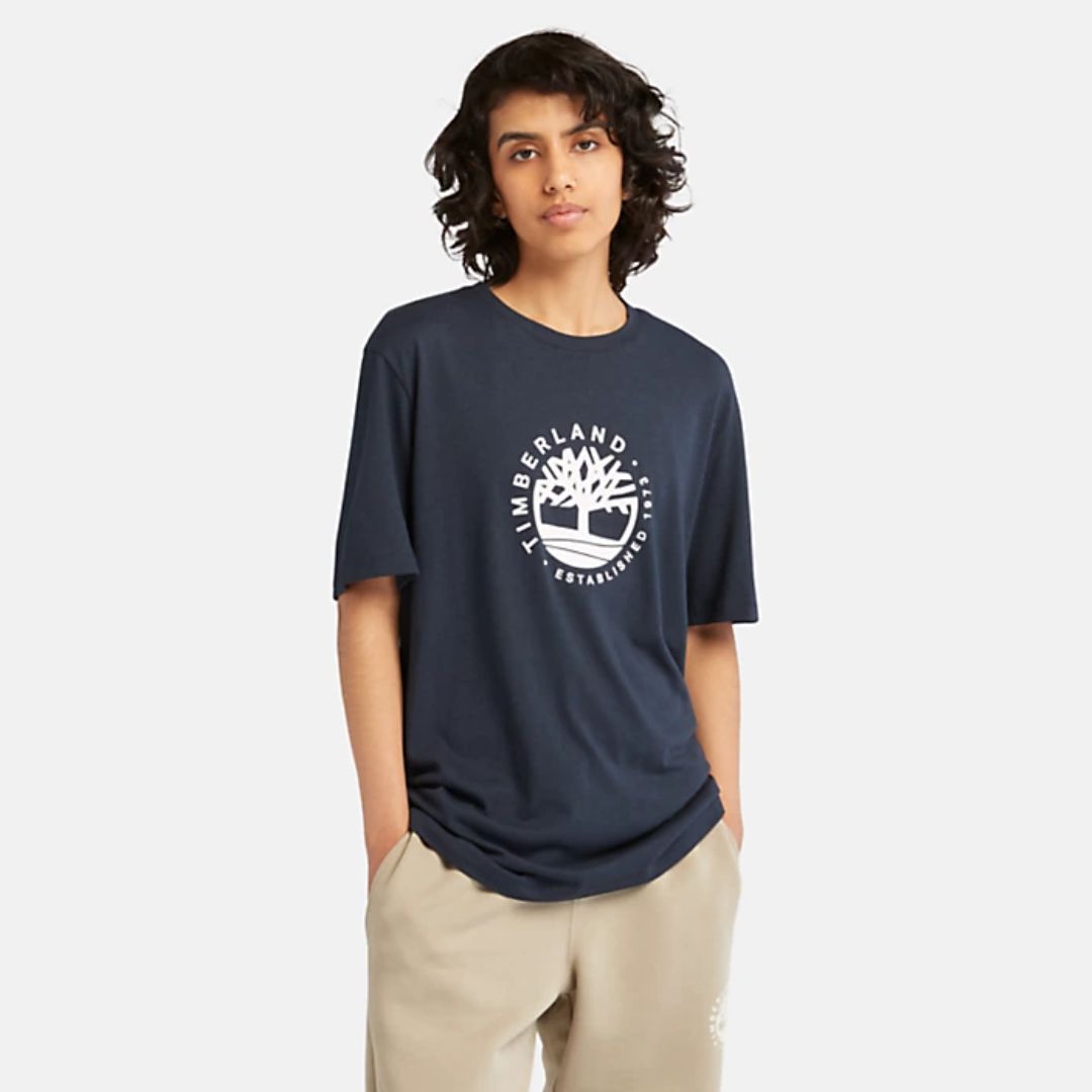 Camiseta con logo del árbol del río Kennebec de TIMBERLAND
