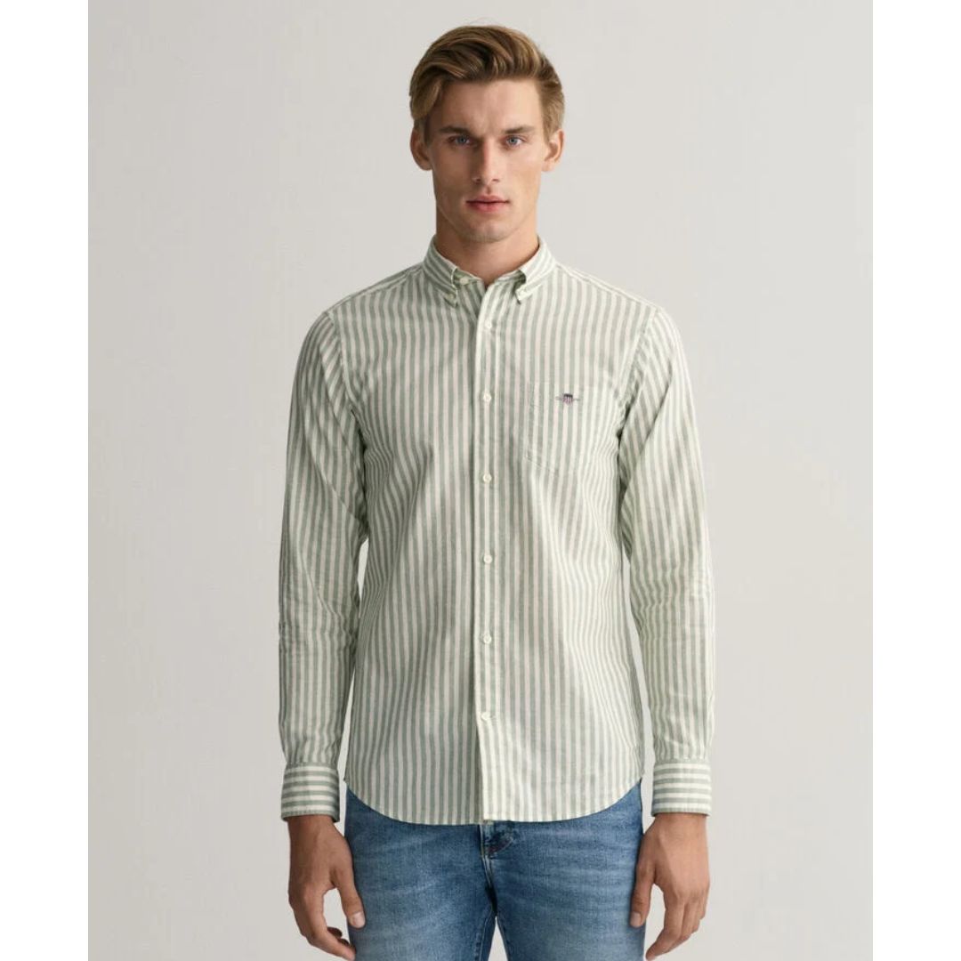 GANT Camisa de lino y algodón